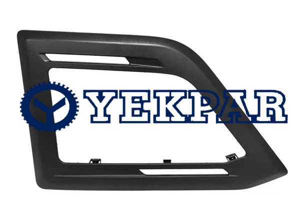Fog lamp holder, right/black/high roof