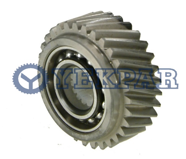 Gear, complete with bearing