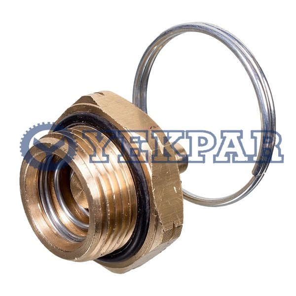 Water drain valve, copper washer